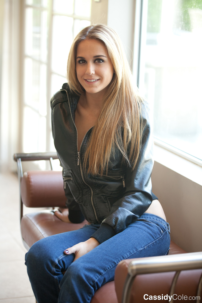 Cassidy Cole in jeans