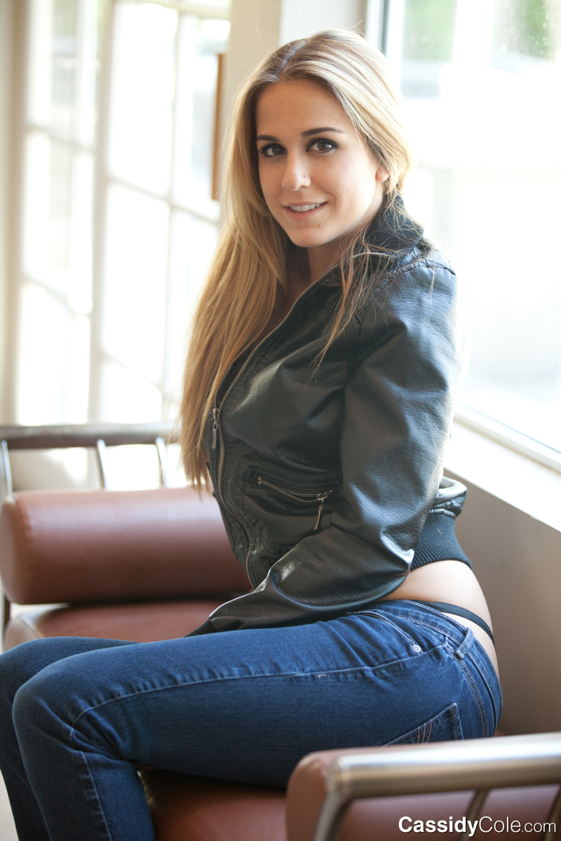 Cassidy Cole in jeans