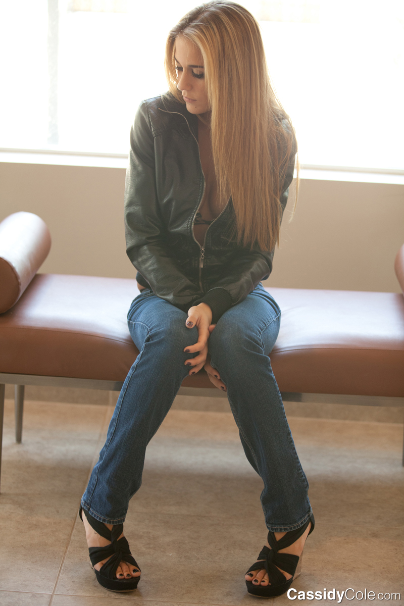 Cassidy Cole in jeans